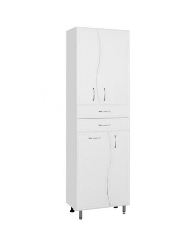 Шкаф пенал Style Line Волна 60 ЛС-000010047 Белый