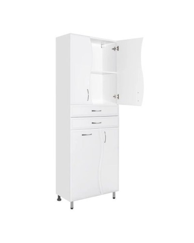 Шкаф пенал Style Line Волна 70 ЛС-000010050 Белый