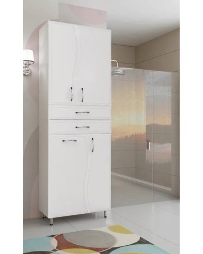 Шкаф пенал Style Line Волна 70 ЛС-000010050 Белый