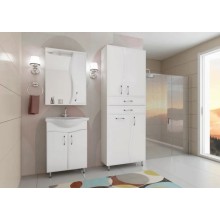 Шкаф пенал Style Line Волна 70 ЛС-000010050 Белый