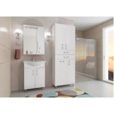 Шкаф пенал Style Line Волна 70 ЛС-000010050 Белый