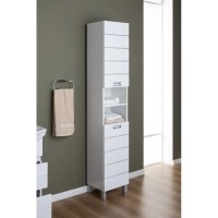 Пенал напольный правый белый Aquanet Доминика 00170802