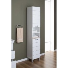 Пенал напольный правый белый Aquanet Доминика 00170802