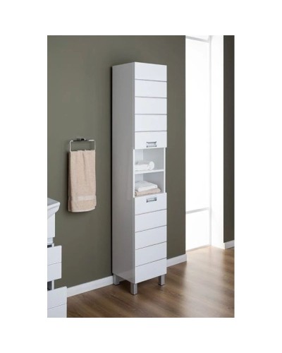 Пенал напольный правый белый Aquanet Доминика 00170802