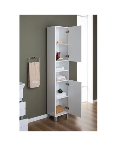 Пенал напольный правый белый Aquanet Доминика 00170802