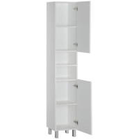 Пенал напольный правый белый Aquanet Доминика 00170802