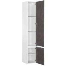 Пенал подвесной правый белый/дуб антик Aquanet Коста 00188408