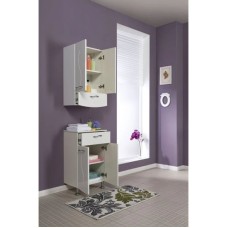 Шкаф подвесной белый Aquanet Моника 00186780