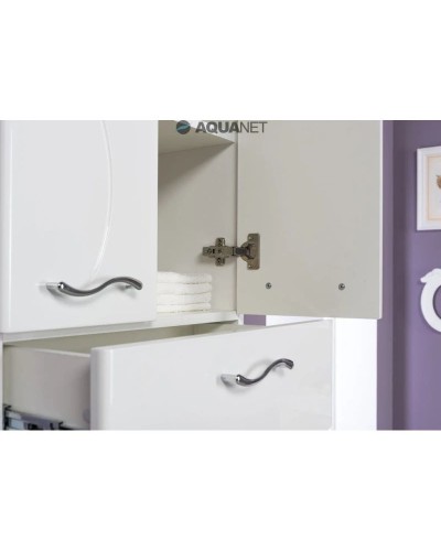 Шкаф подвесной белый Aquanet Моника 00186780