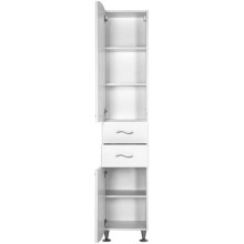 Пенал напольный левый белый Aquanet Моника 00186777