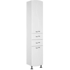 Пенал напольный левый белый Aquanet Моника 00186777