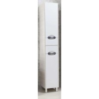 Пенал напольный белый/ясень фабрик Акватон Юта 1A203403UTAV0