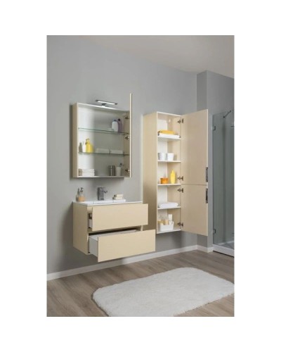 Пенал подвесной правый бежевый Aquanet Алвита 00183978