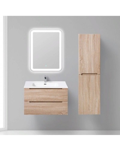 Шкаф пенал BelBagno Etna 40 L ETNA-1500-2A-SC-WO-P-L подвесной Светло Коричневый/Rovere Bianco