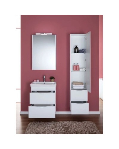 Пенал подвесной правый белый Aquanet Орлеан 00183079