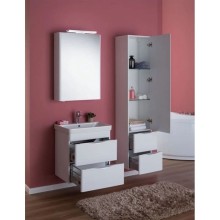 Пенал подвесной правый белый Aquanet Орлеан 00183079