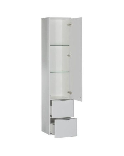 Пенал подвесной правый белый Aquanet Орлеан 00183079