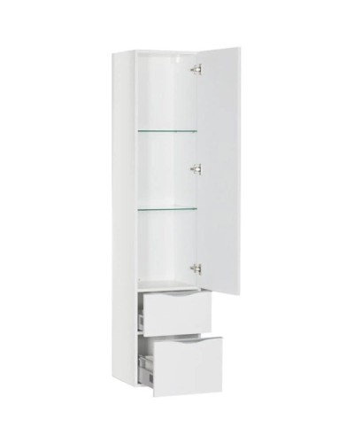 Пенал подвесной белый Aquanet Эвора 00184308