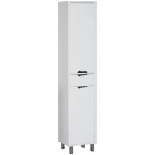 Пенал напольный белый с бельевой корзиной Aquanet Гретта 00177010