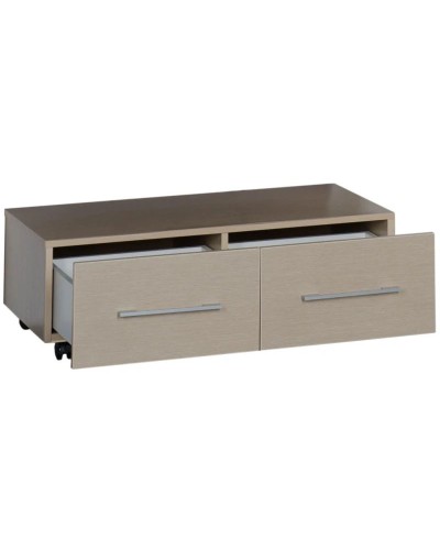 Тумба подкатная светлый дуб 99,2 см Aquanet Нота 00170375