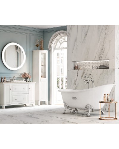 Шкаф пенал Roca Carmen 44 857137415 Сатин белый