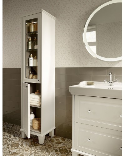 Шкаф пенал Roca Carmen 44 857137415 Сатин белый