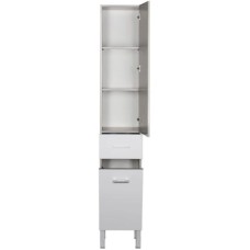 Пенал напольный белый с бельевой корзиной Aquanet Верона 00178973