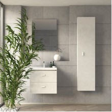 Шкаф пенал Ravak Comfort 40 X000001382 подвесной Белый глянец