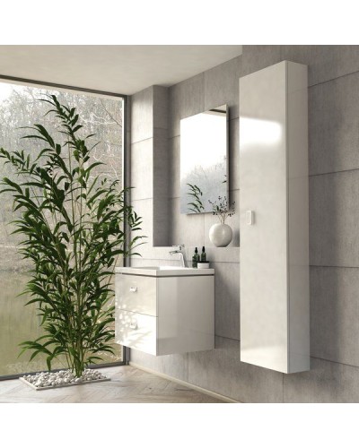 Шкаф пенал Ravak Comfort 40 X000001382 подвесной Белый глянец