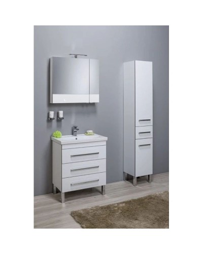 Пенал напольный белый Aquanet Сиена 00189244