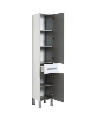 Пенал напольный белый Aquanet Сиена 00189244