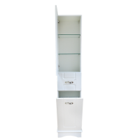 Эльбрус - 40 Пенал белая эмаль 1 ящ. лев. / Б/К