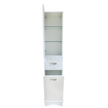 Эльбрус - 40 Пенал белая эмаль 1 ящ. лев. / Б/К