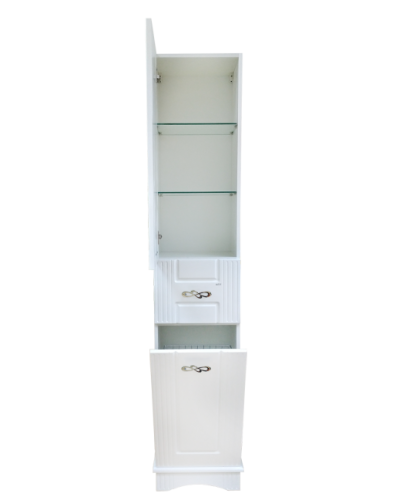 Эльбрус - 40 Пенал белая эмаль 1 ящ. лев. / Б/К