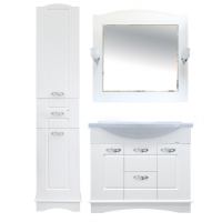 Эльбрус - 40 Пенал белая эмаль 1 ящ. лев. / Б/К