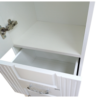 Эльбрус - 40 Пенал белая эмаль 1 ящ. лев. / Б/К