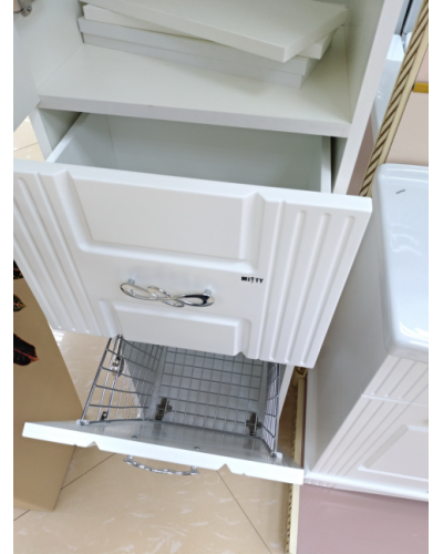 Эльбрус - 40 Пенал белая эмаль 1 ящ. лев. / Б/К