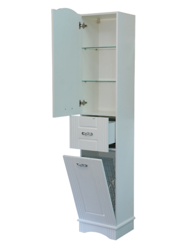 Эльбрус - 40 Пенал белая эмаль 1 ящ. лев. / Б/К