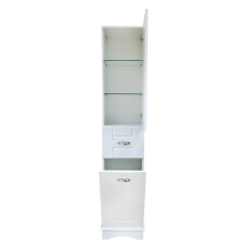 Эльбрус - 40 Пенал белая эмаль 1 ящ. прав. / Б/К