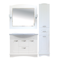 Эльбрус - 40 Пенал белая эмаль 1 ящ. прав. / Б/К