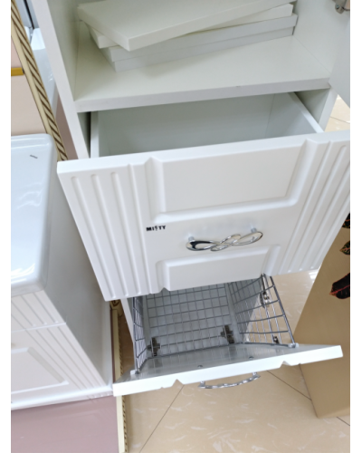 Эльбрус - 40 Пенал белая эмаль 1 ящ. прав. / Б/К