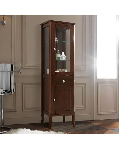 Шкаф-колонна напольная правая орех Kerasan Retro 731540-dx