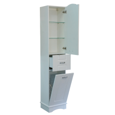 Эльбрус - 40 Пенал белая эмаль 1 ящ. прав. / Б/К