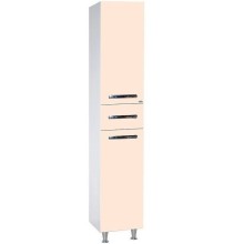 Шкаф пенал Bellezza Рокко 35 4625304100070 Бежевый Белый