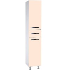 Шкаф пенал Bellezza Рокко 35 4625304100070 Бежевый Белый