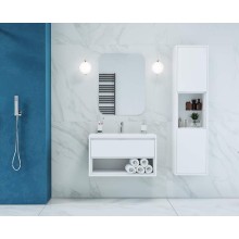 Шкаф пенал Excellent Tuto 40 MLEX.0201.400.WHWH подвесной Белый