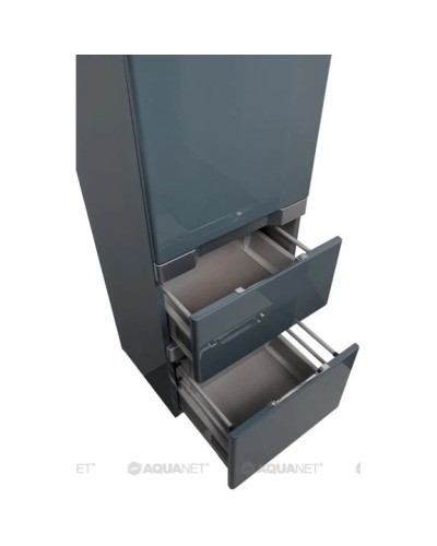 Пенал подвесной сине-серый Aquanet Виго 00183360