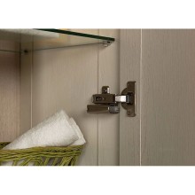 Пенал напольный жасмин/золото Aquanet Тесса 00185810