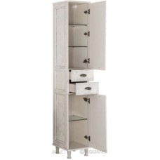 Пенал напольный жасмин/серебро Aquanet Тесса 00185811