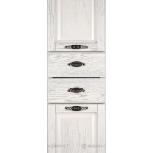 Пенал напольный жасмин/серебро Aquanet Тесса 00185811